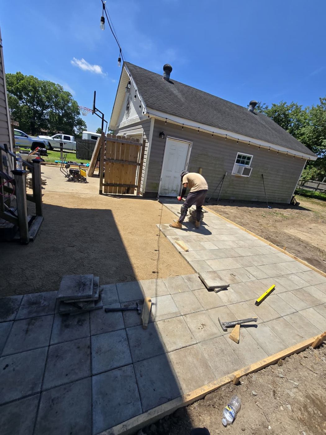 Paver Patio Installation — Hampton Roads, VA