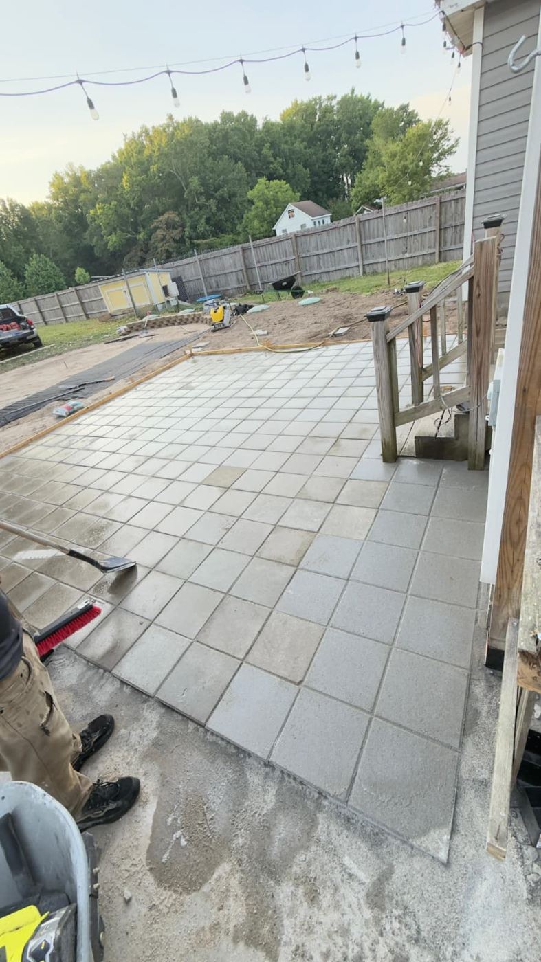 Paver Patio Installation — Hampton Roads, VA